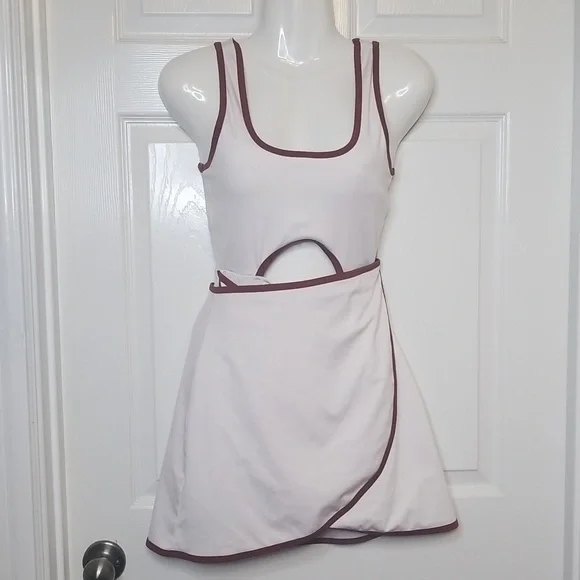 Beach Riot Astrid Anthropologie Sleeveless Skort Wrap Cut Out Dress - Picture 6 of 12